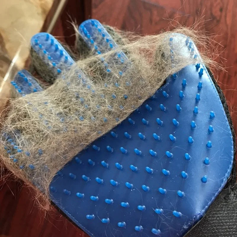 Goodbye Fur, Hello Cuddles – The Gentle Grooming Glove Your Pet Will Love!