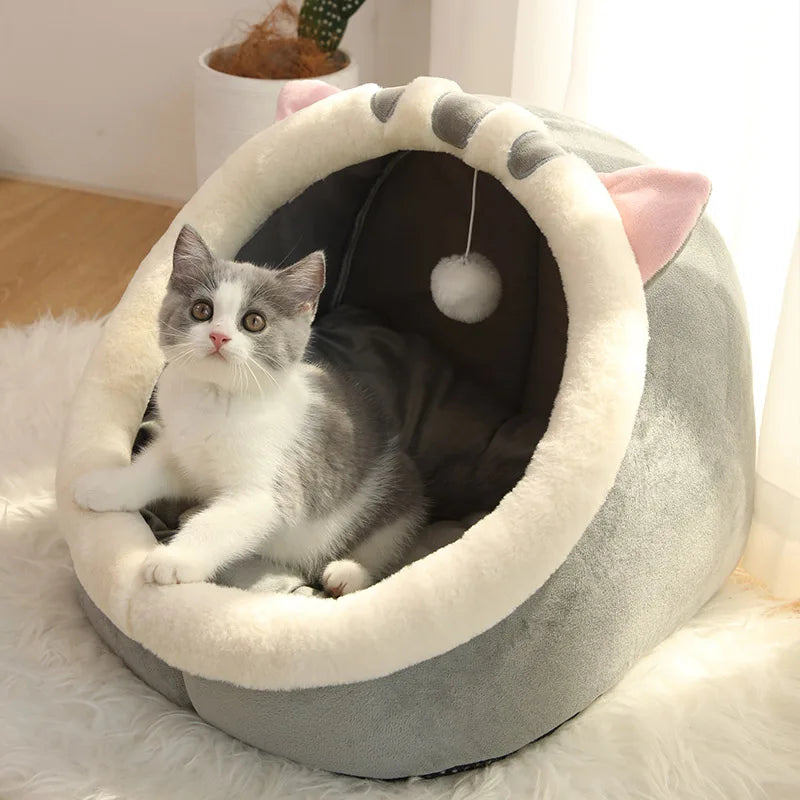 A Purr-fect Little Cave for Sweet Dreams!