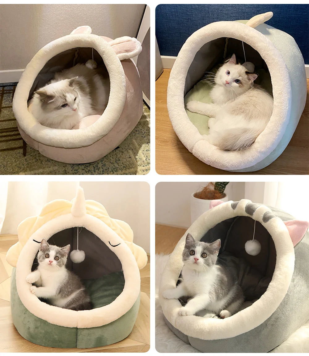 A Purr-fect Little Cave for Sweet Dreams!
