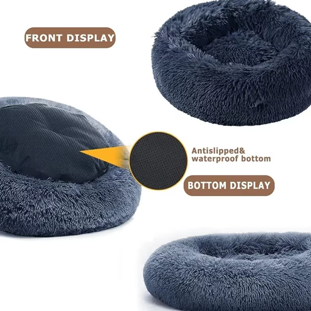 Donut-Shaped Bed Perfect For Taking With Your Pet Anywhere!